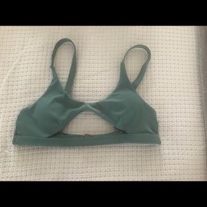 Turquoise zaful bikini top